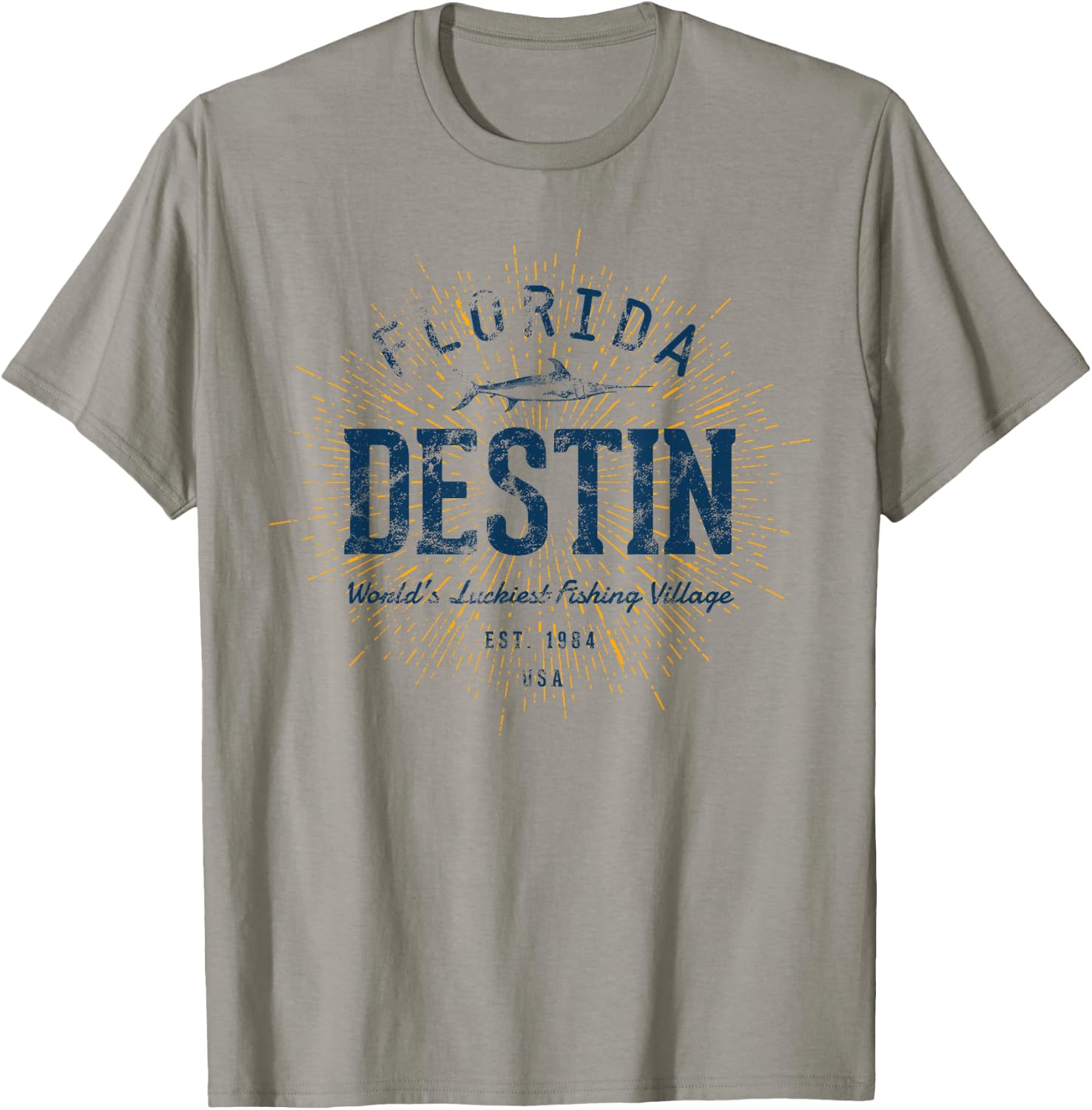 Vintage Destin Retro T-Shirt - T-Shirt | Sand