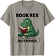 Funny Reading Dinosaur Gift Book Lovers T-Shirt - T-Shirt | Sand