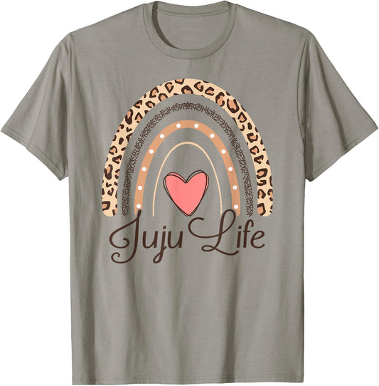Juju Life Boho Rainbow Funny Grandma Juju T-Shirt - T-Shirt | Sand
