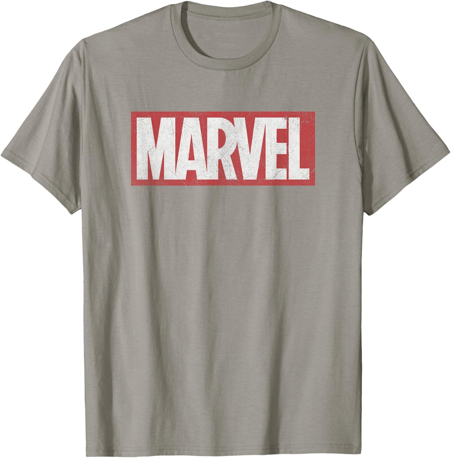 Marvel Classic Distressed Logo Graphic C1 T-Shirt - T-Shirt | Sand