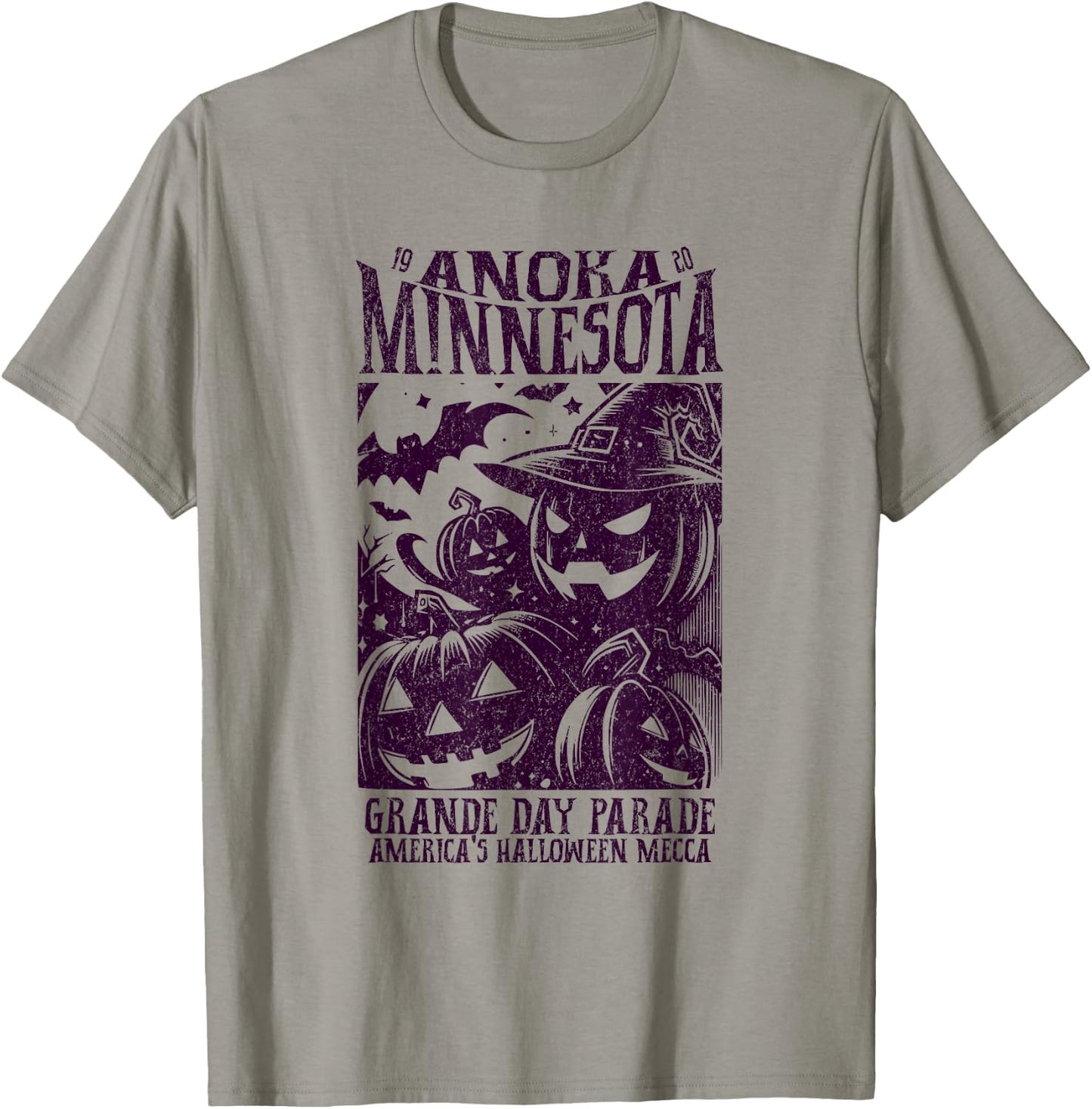 Anoka Minnesota Since 1920 Grande Day Parade Halloween Mecca T-Shirt - T-Shirt | Sand