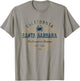 Vintage Santa Barbara Retro T-Shirt - T-Shirt | Sand