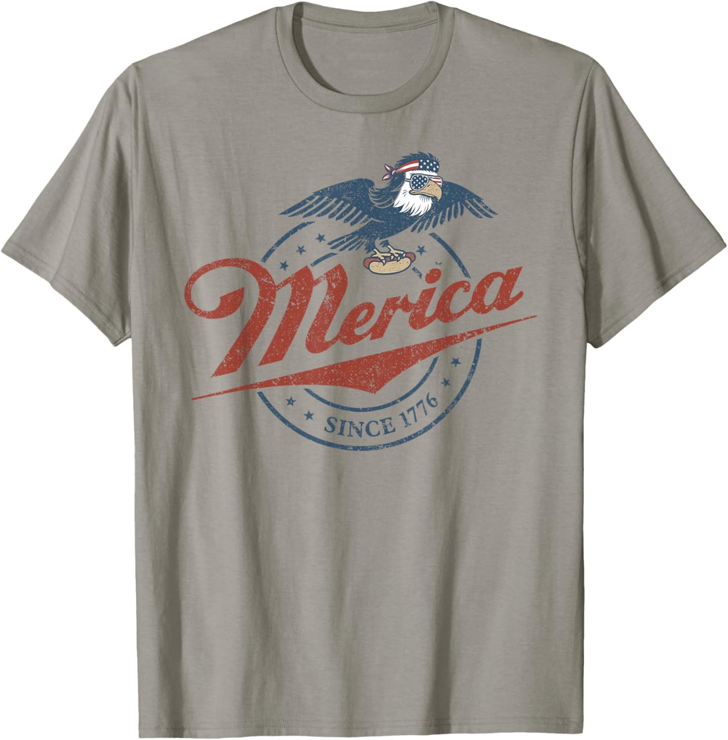 Merica Since 1776 Vintage T-Shirt - T-Shirt | Sand