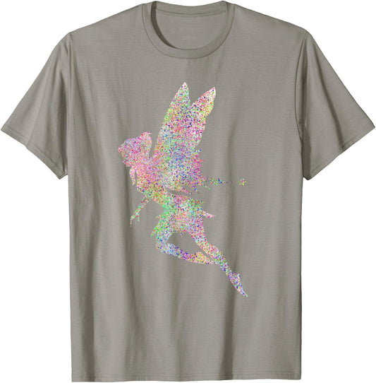 Cute Fairy Girl Rainbow T-Shirt - T-Shirt | Sand