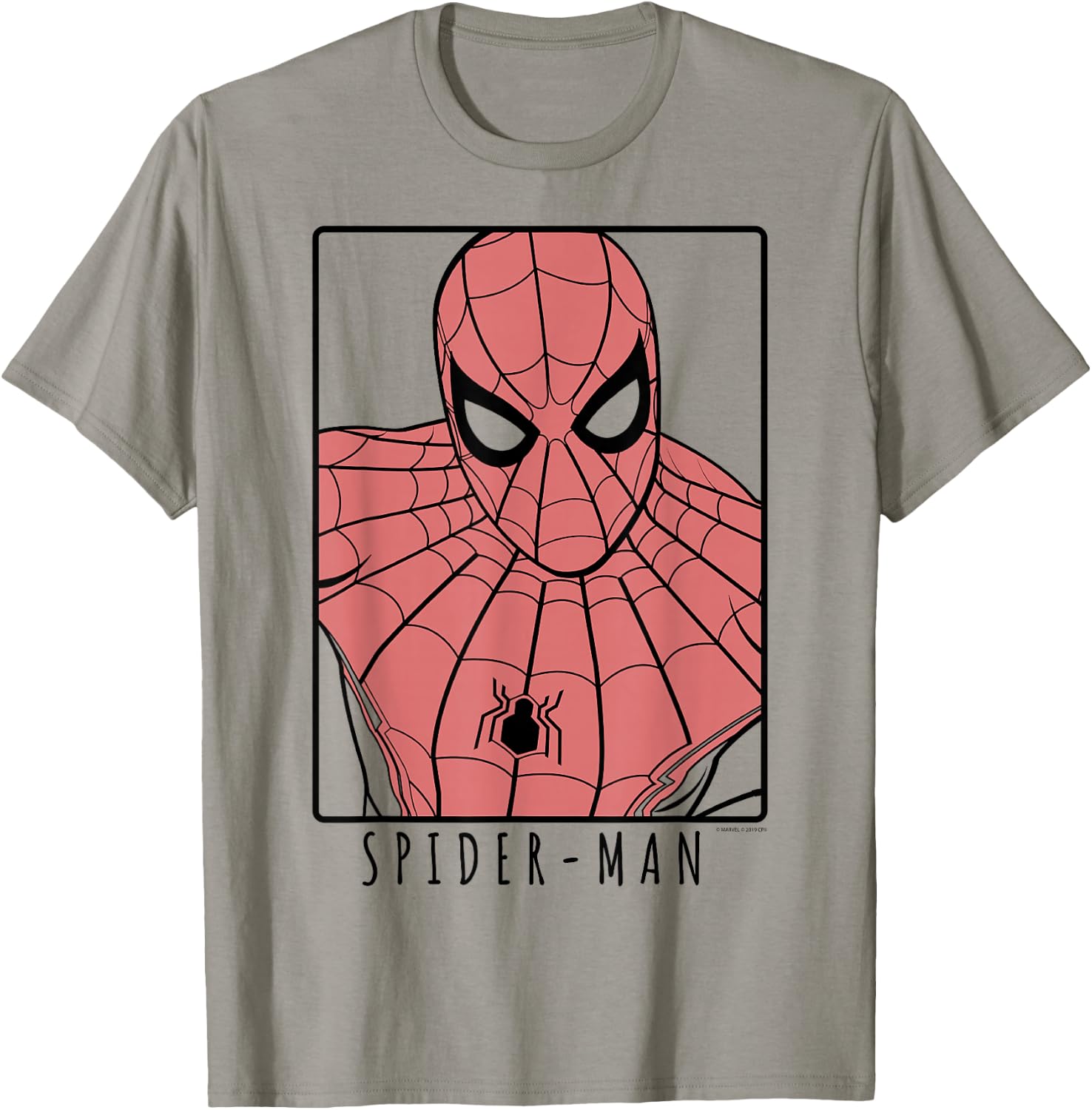 Marvel Spider-Man Far from Home Ornate Simple Poster T-Shirt - T-Shirt | Sand