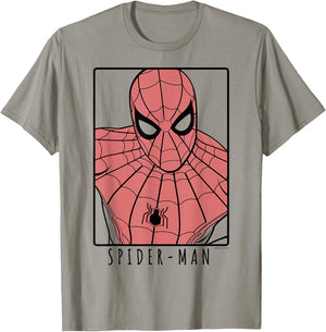 Marvel Spider-Man Far from Home Ornate Simple Poster T-Shirt - T-Shirt | Sand