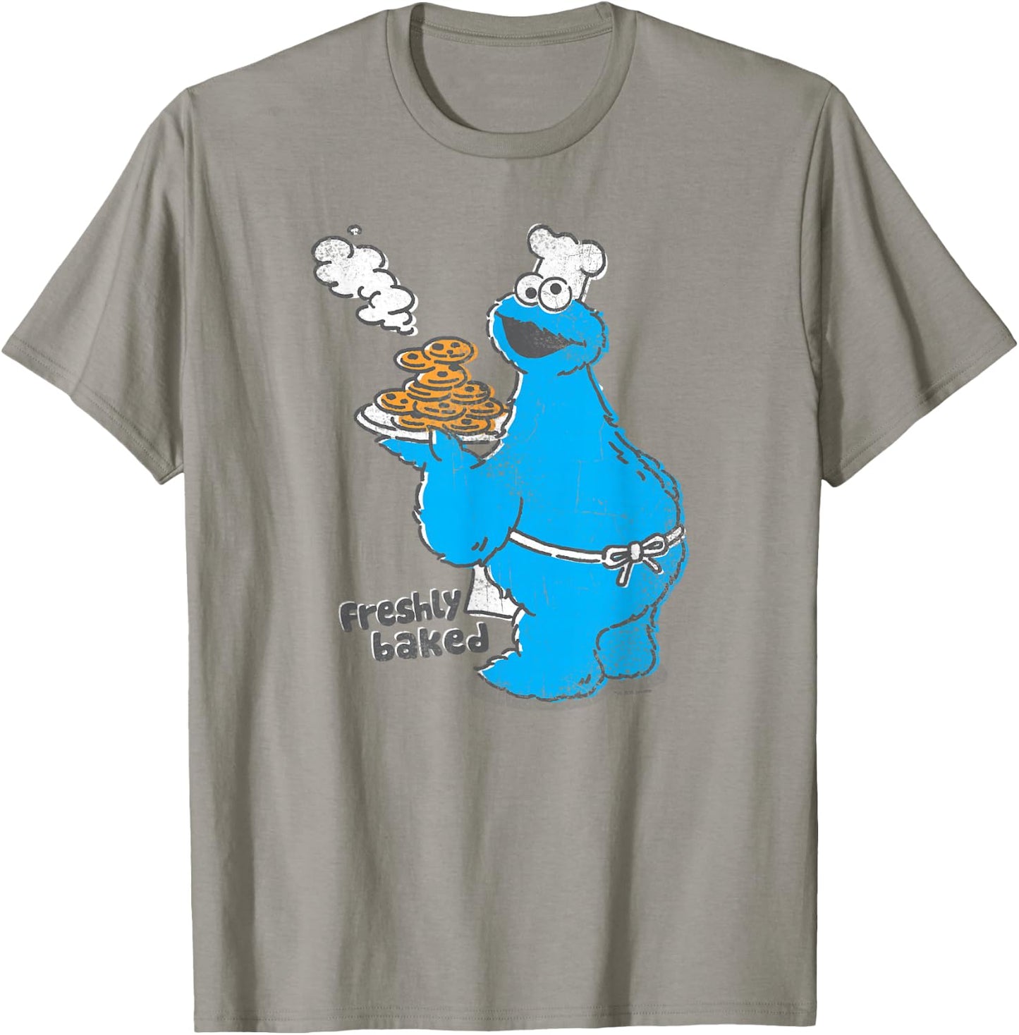Sesame Street Cookie Monster Freshly Baked T-Shirt - T-Shirt | Sand
