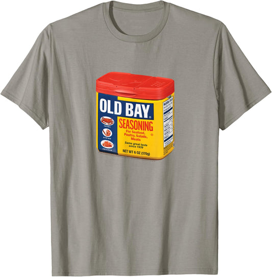 Old Bay Seasoning Classic Packaging T-Shirt - T-Shirt | Sand
