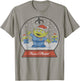 Disney Pixar Toy Story Alien Claw Snowglobe Christmas T-Shirt - T-Shirt | Sand
