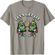 Let's get Lit - Christmas Trees Drinking Beer - Xmas T-Shirt - T-Shirt | Sand