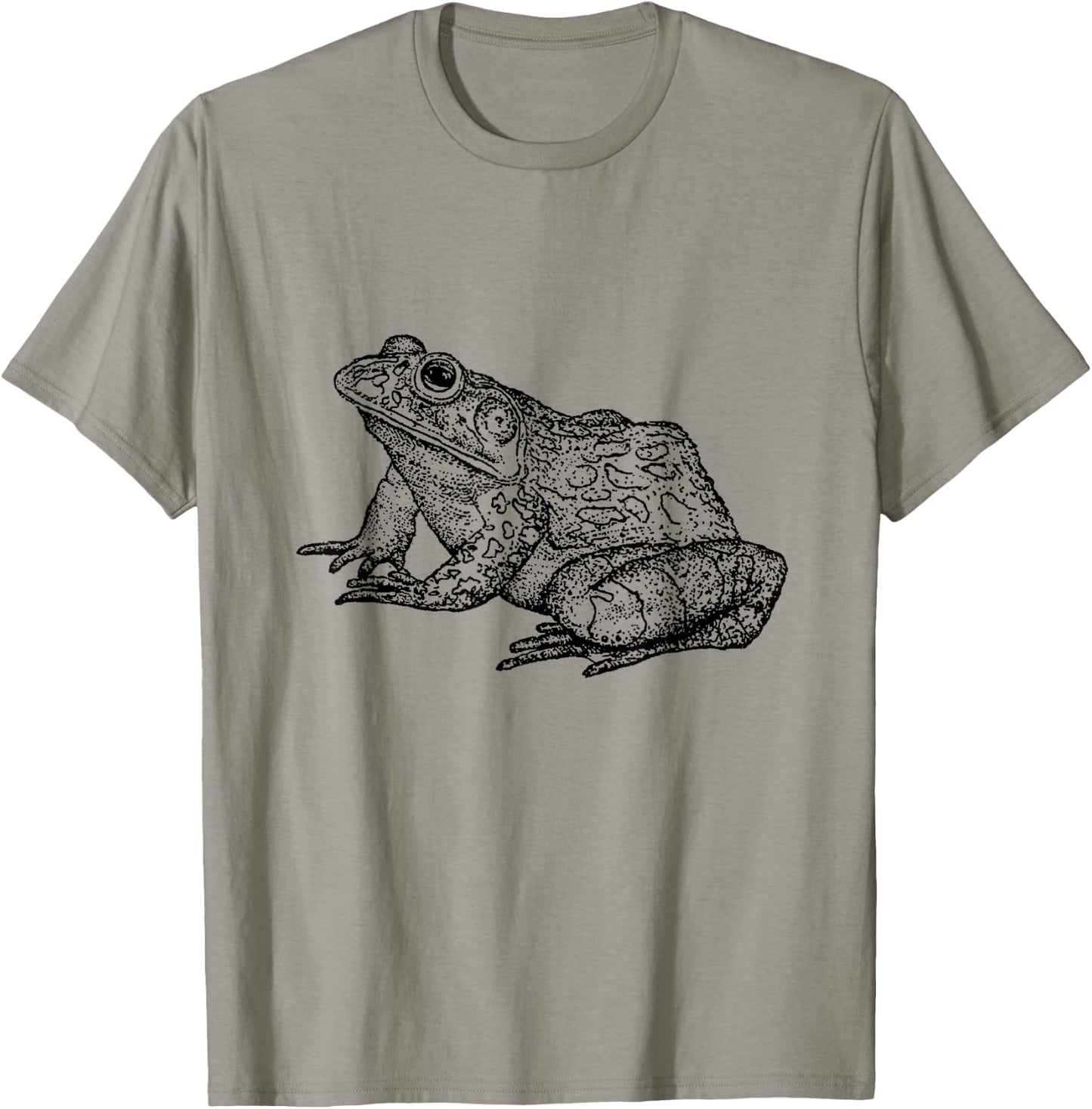 Vintage Bullfrog Print T-Shirt - T-Shirt | Sand