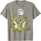 Funny Alligator Howling At Moon Toddler Men Women Vintage T-Shirt - T-Shirt | Sand