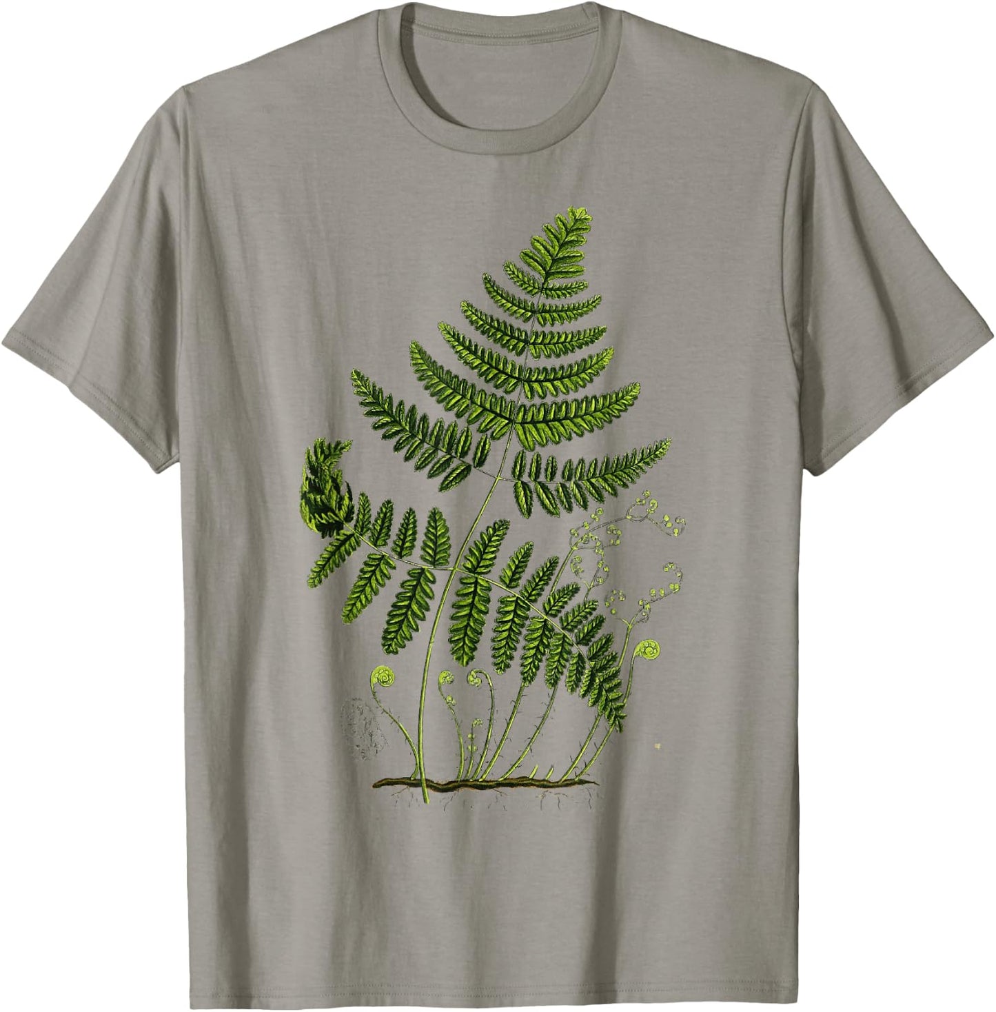 Fern Plant Botany T-Shirt - T-Shirt | Sand