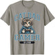 Cat Dad Gamer Club Video Games Gaming Cat Lover Him T-Shirt - T-Shirt | Sand