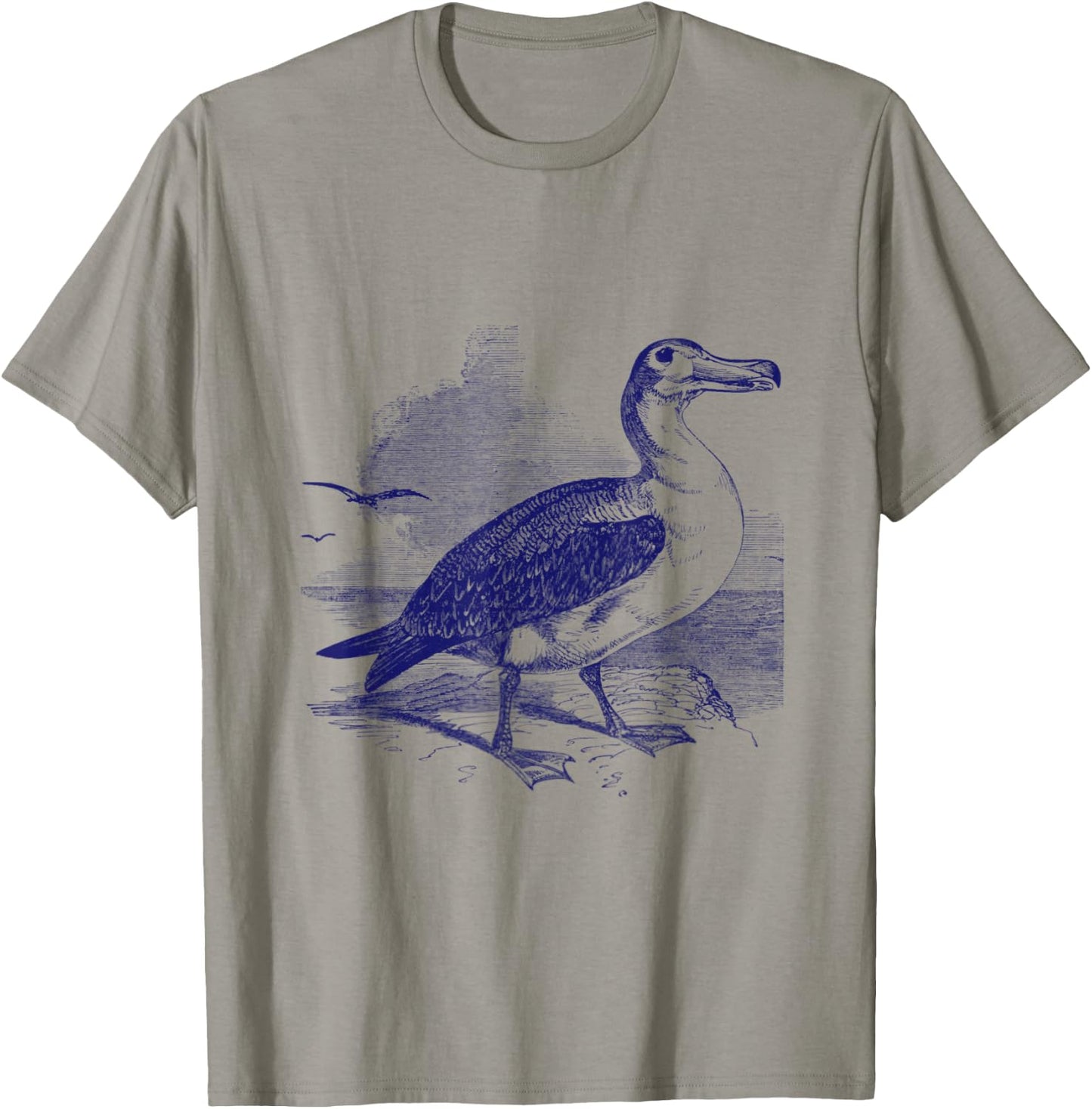 Albatross . Vintage Nature Sea Bird T-Shirt - T-Shirt | Sand