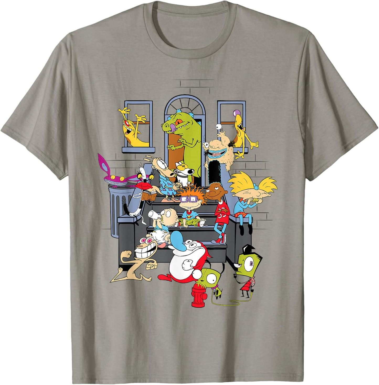Nickelodeon Classic Characters Apartment Hangout T-Shirt - T-Shirt | Sand