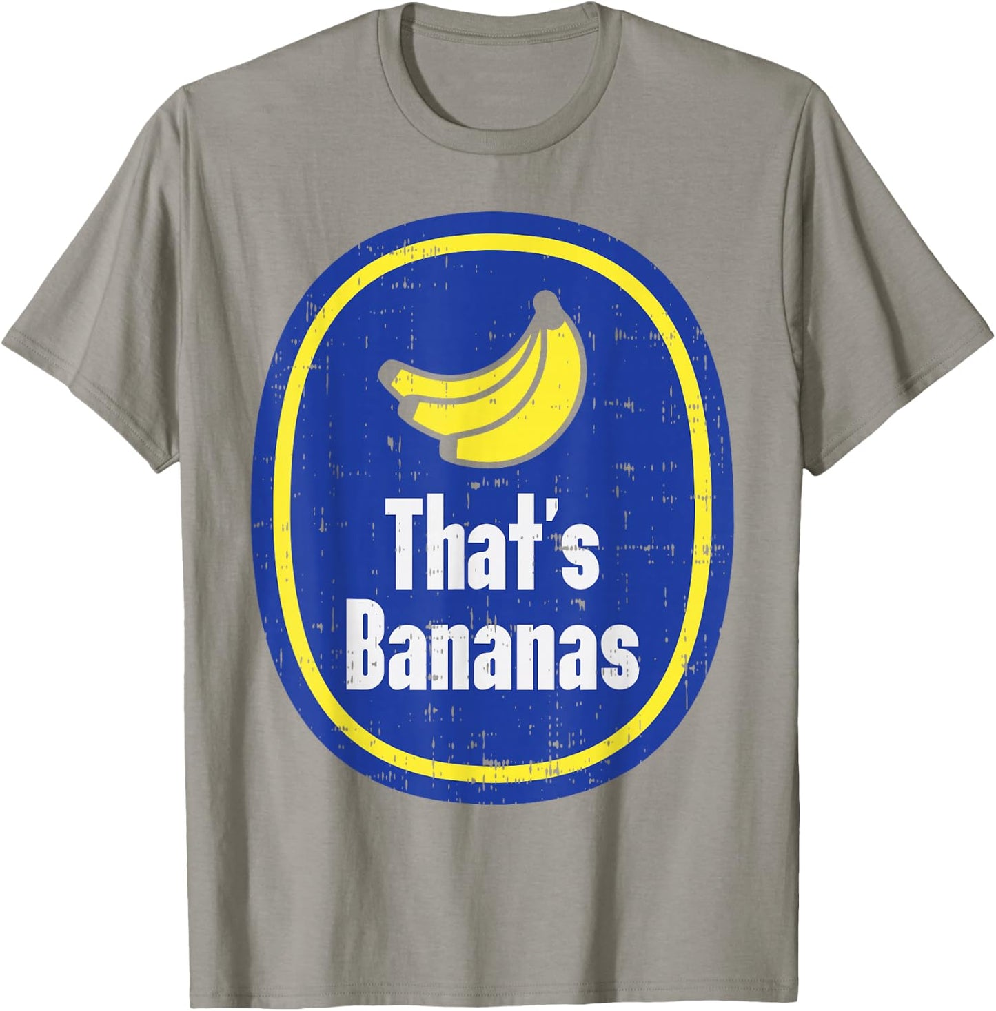 Thats Bananas Sticker Funny Fruit Lazy DIY Halloween Costume T-Shirt - T-Shirt | Sand