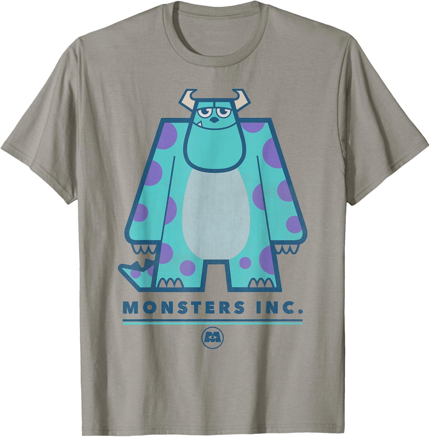 Disney Pixar Monsters Inc. Sully Simple Portrait T-Shirt - T-Shirt | Sand