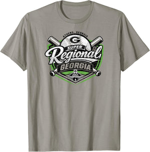 Georgia Bulldogs Super Regionals Baseball 2026 CWS T-Shirt - T-Shirt | Sand
