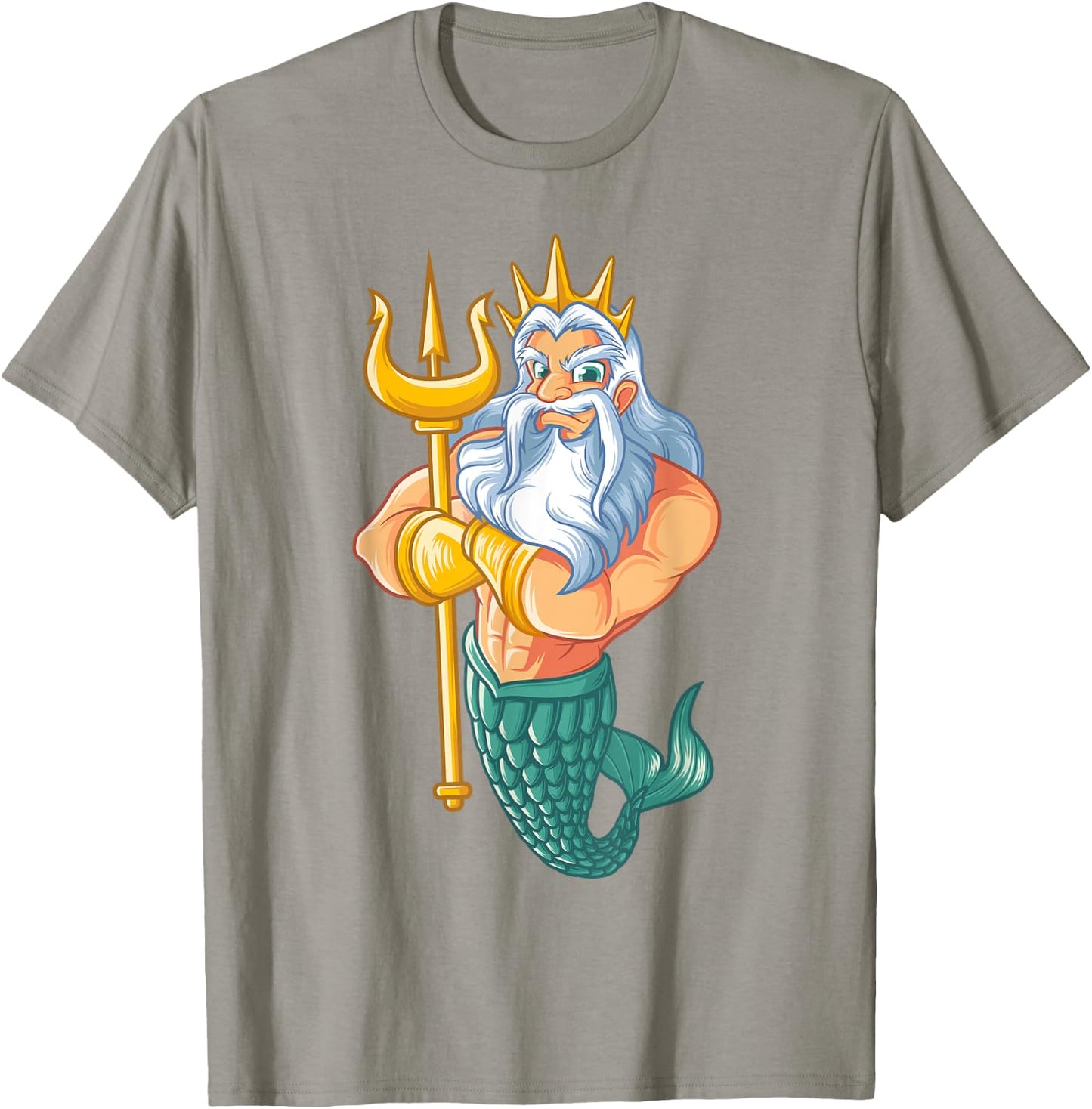 Mermaid Security Shirt | Funny Merman Swimming Gift T-Shirt - T-Shirt | Sand