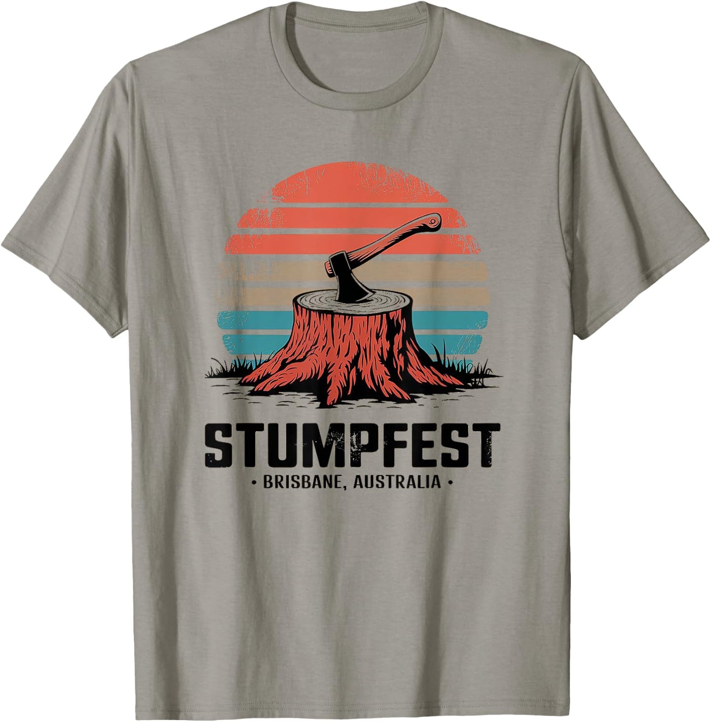 Vintage Stumpfest 2024 Brisbane Get Sweaty T-Shirt - T-Shirt | Sand