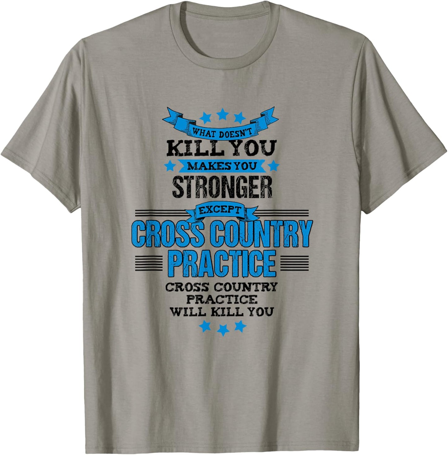 Cross Country Runner XC Funny Team Coach Gift T-Shirt - T-Shirt | Sand
