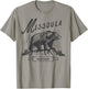 Vintage Montana State Grizzly Bear Retro Missoula Montana T-Shirt - T-Shirt | Sand