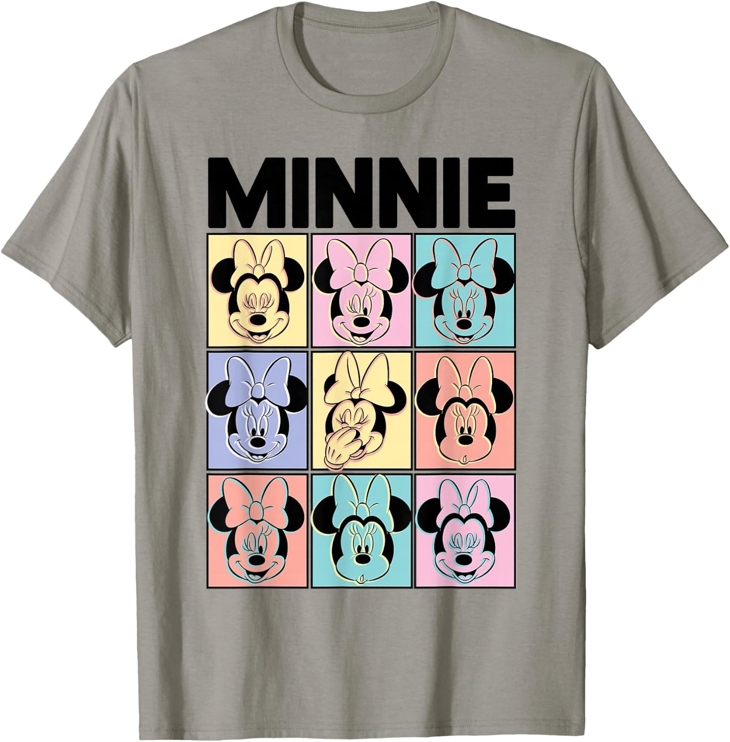 Disney - Minnie Mouse Pastel Boxes T-Shirt - T-Shirt | Sand