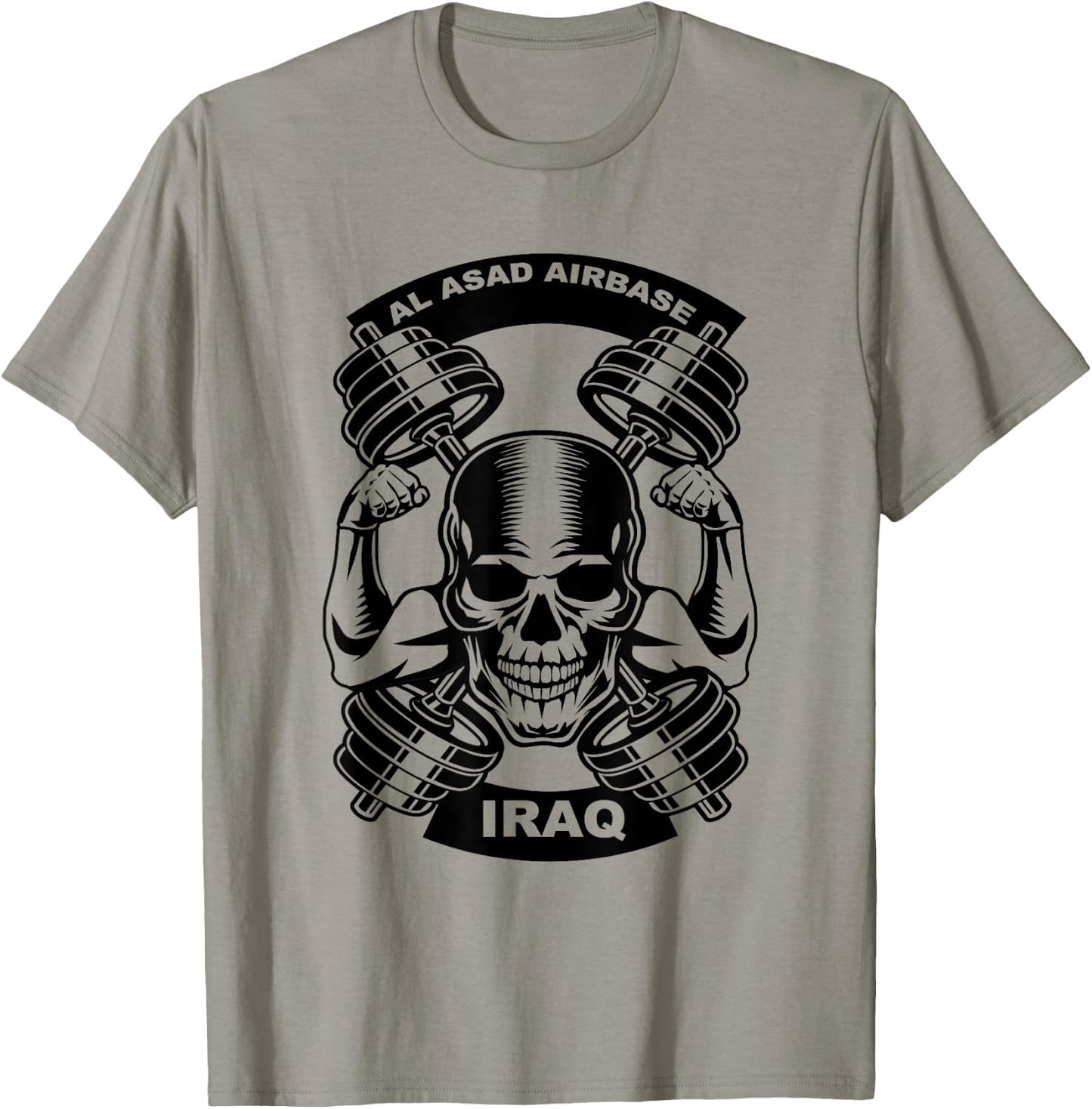 Al Asad Airbase Iraq Military T-Shirt - T-Shirt | Sand
