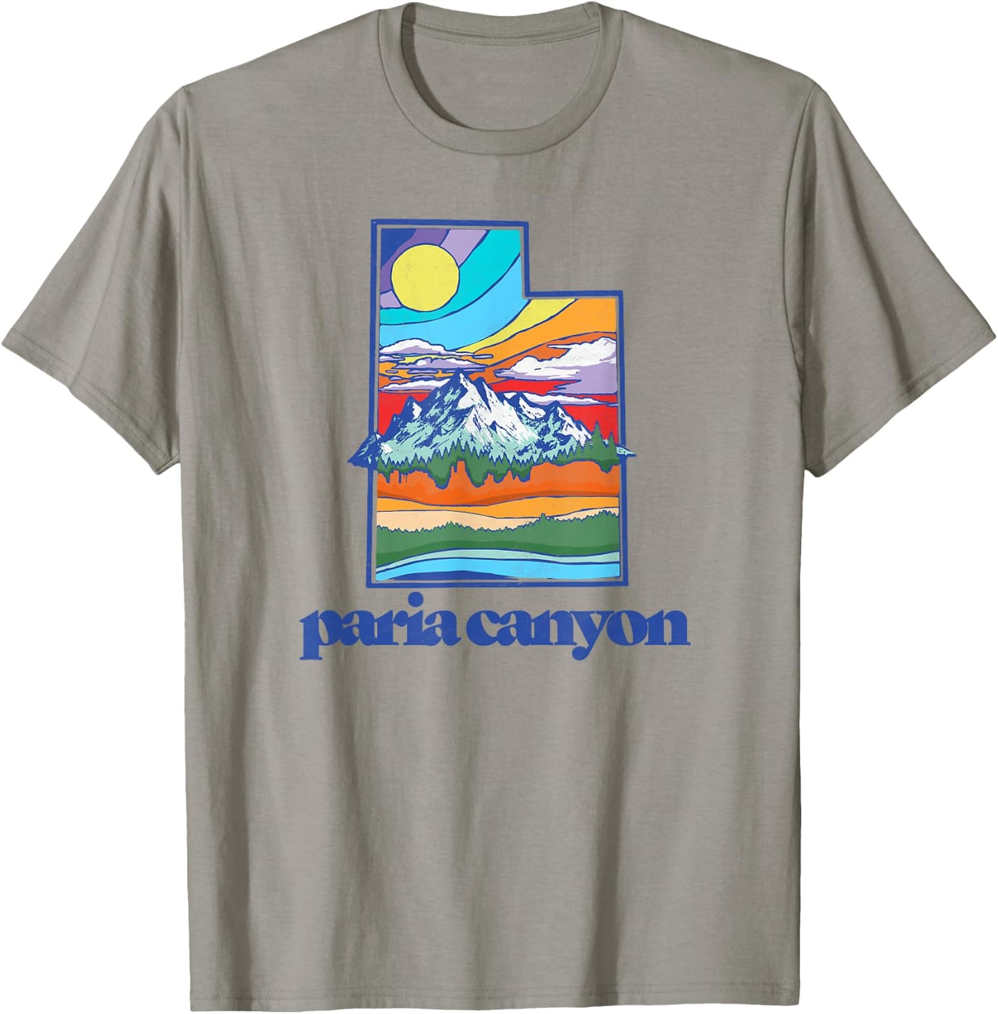 Paria Canyon Utah Vintage Nature Outdoor Graphic T-Shirt - T-Shirt | Sand