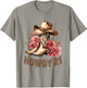 Howdy 21 Year Old Girl Western Country Cowgirl 21st Birthday T-Shirt - T-Shirt | Sand