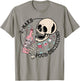 I Make Pour Decisions Skeleton Funny halloween T-Shirt - T-Shirt | Sand