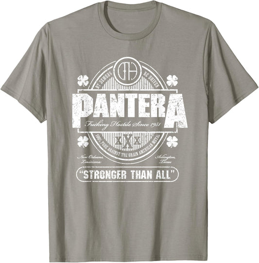 Pantera Official Stronger Than All St Patrick's Day T-Shirt - T-Shirt | Sand