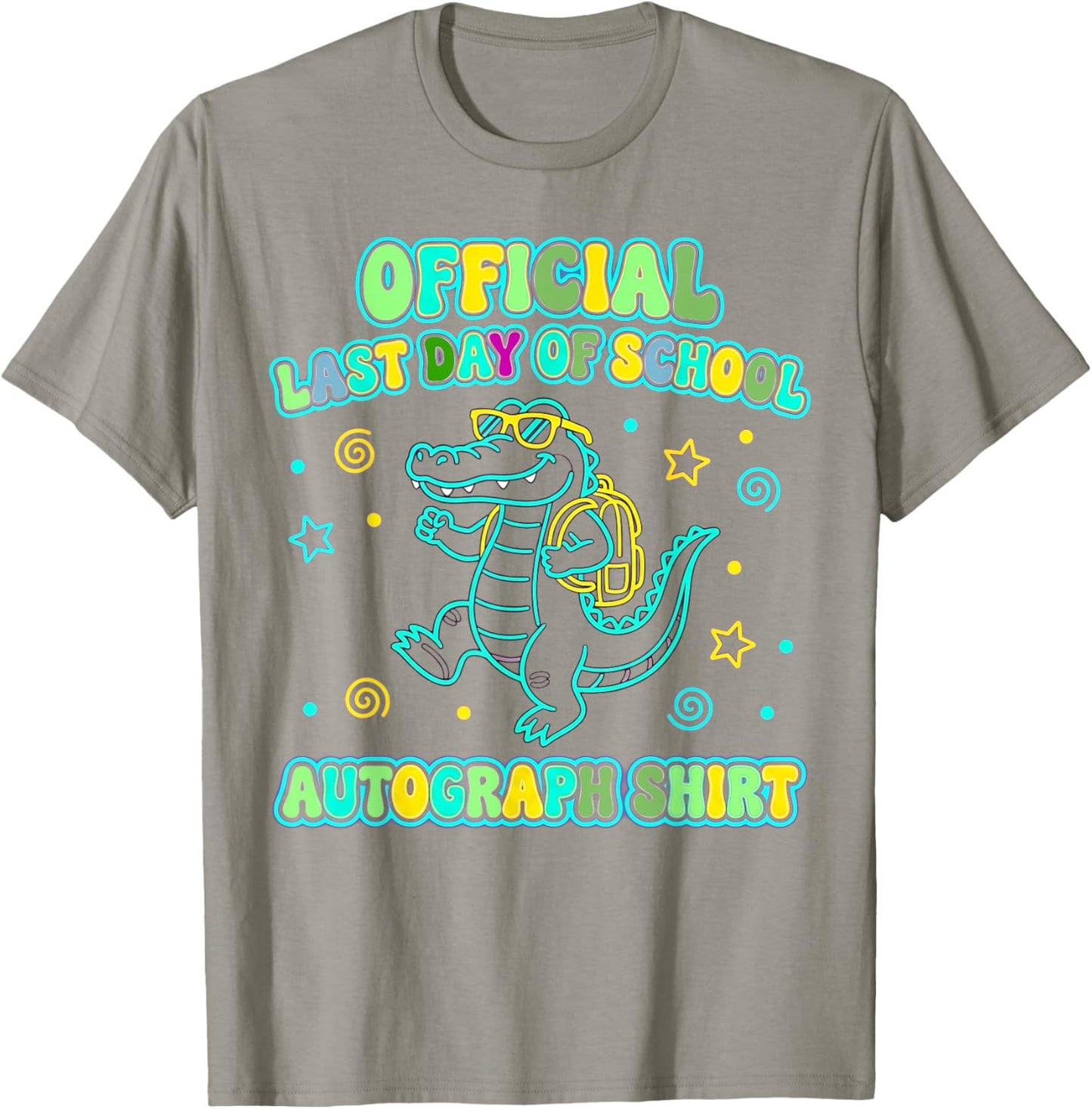See You Later Alligator Autograph 2026 Shirt Front and Back T-Shirt - T-Shirt | Sand