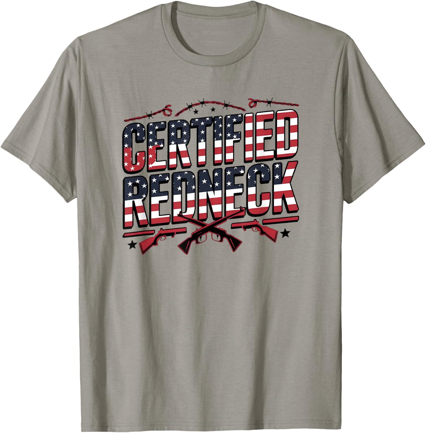 Certified Redneck T-Shirt - T-Shirt | Sand