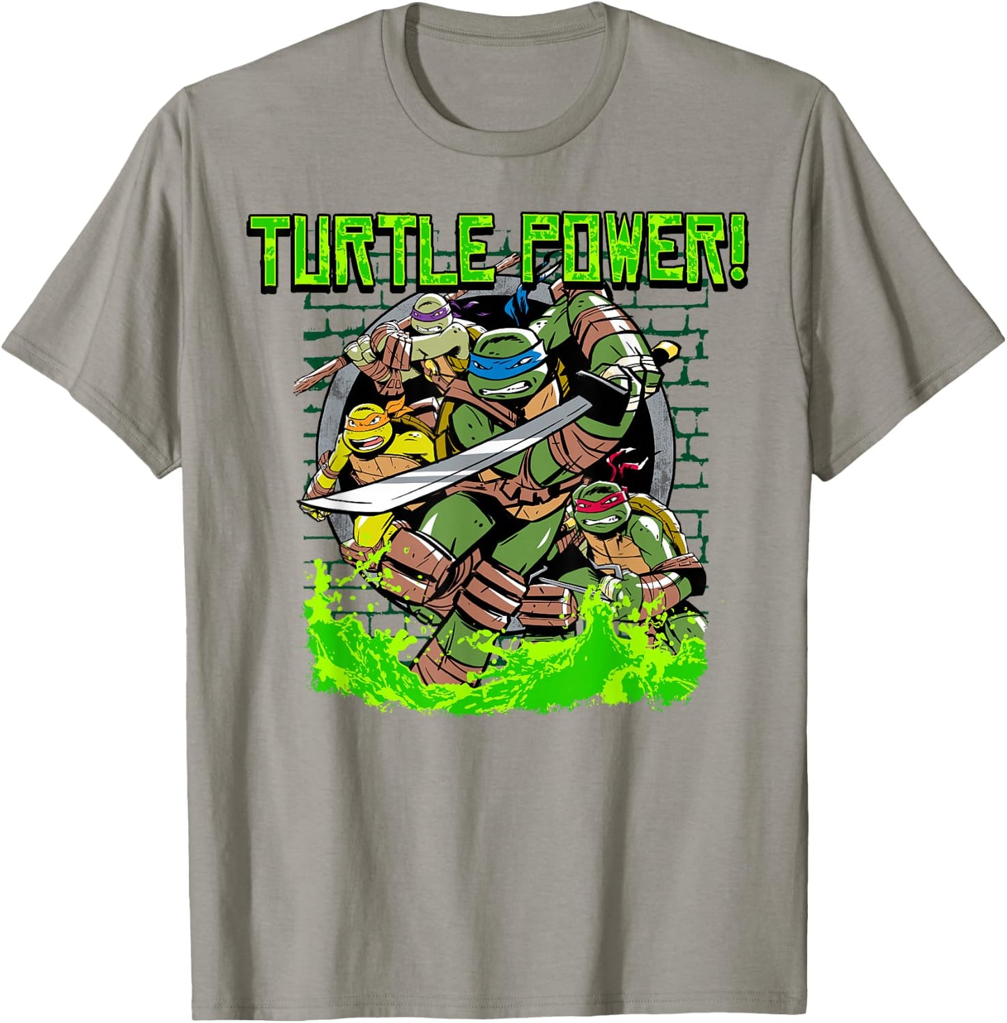 Teenage Mutant Ninja Turtles "Turtle Power" T-Shirt - T-Shirt | Sand