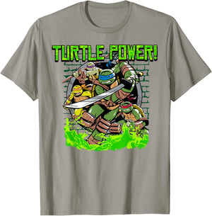 Teenage Mutant Ninja Turtles "Turtle Power" T-Shirt - T-Shirt | Sand