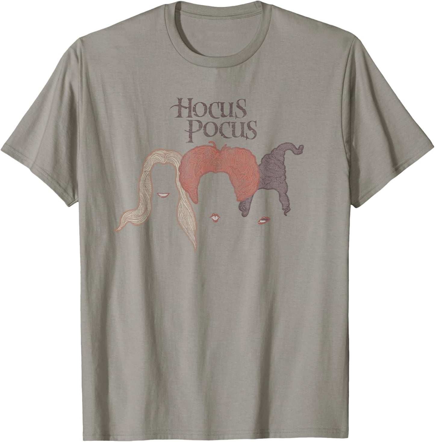 Hocus Pocus - Sanderson Sisters Hair Silhouettes T-Shirt - T-Shirt | Sand