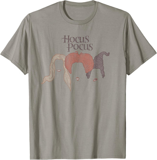 Hocus Pocus - Sanderson Sisters Hair Silhouettes T-Shirt - T-Shirt | Sand