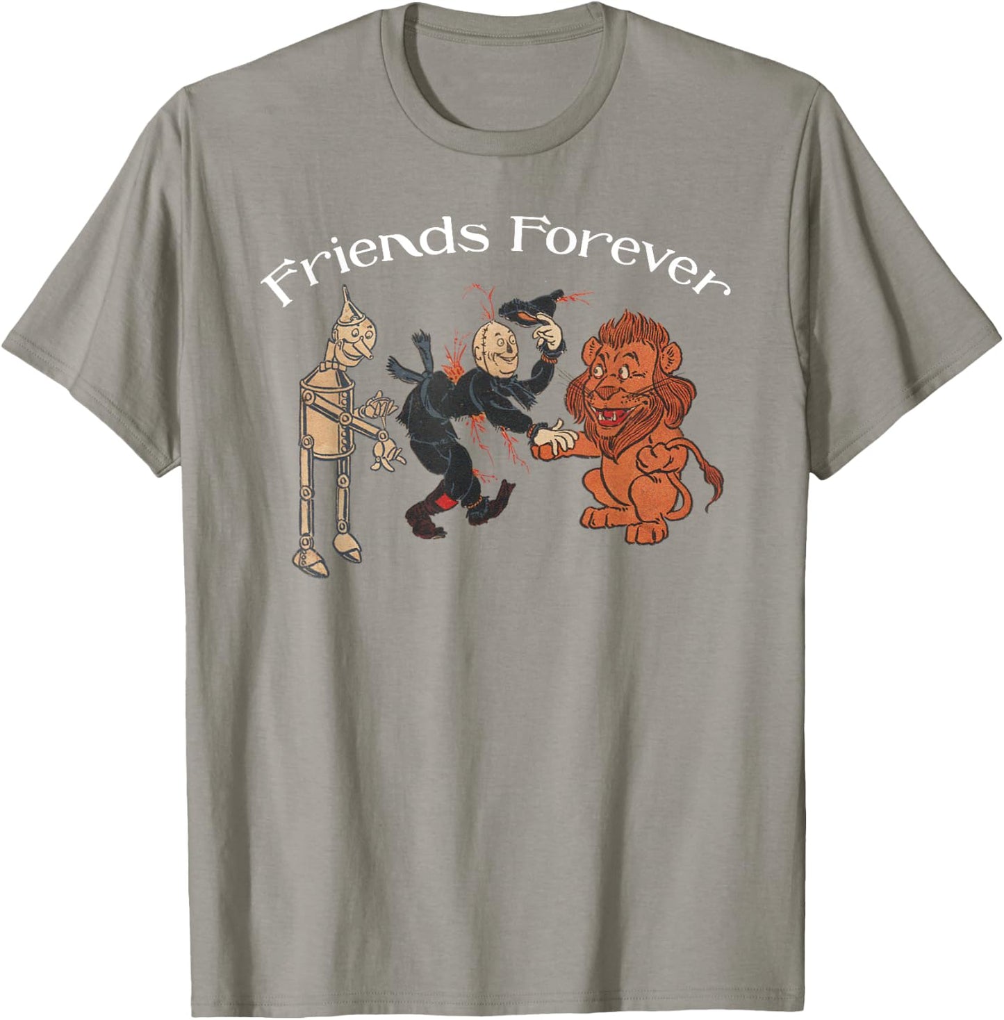 Wizard of OZ - Tin Man, Scarecrow, Cowardly Lion T-Shirt - T-Shirt | Sand
