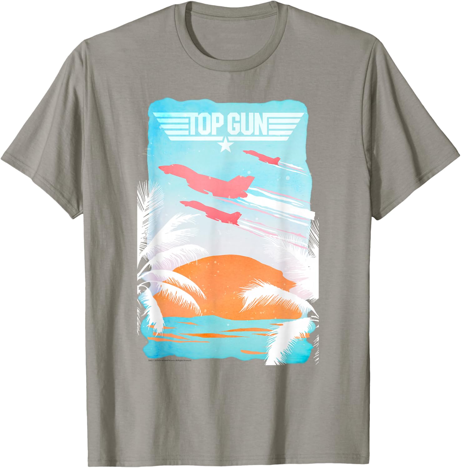 Top Gun Baja Sunset Action Movie T-Shirt - T-Shirt | Sand