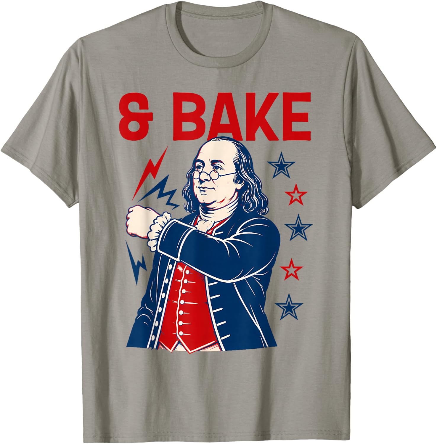 Funny Shake and Bake 4th of July Couple Matching T-Shirt - T-Shirt | Sand