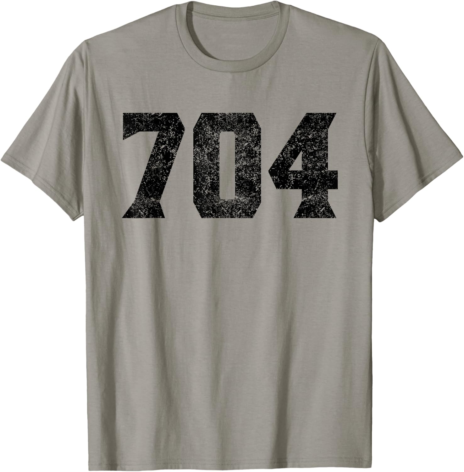 704 Area Code Charlotte NC Graphic T-Shirt - T-Shirt | Sand