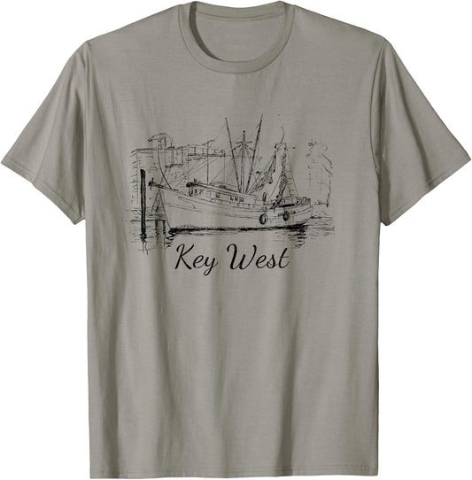 Key West, Florida Vintage Vacation Gift Small T-Shirt - T-Shirt | Sand