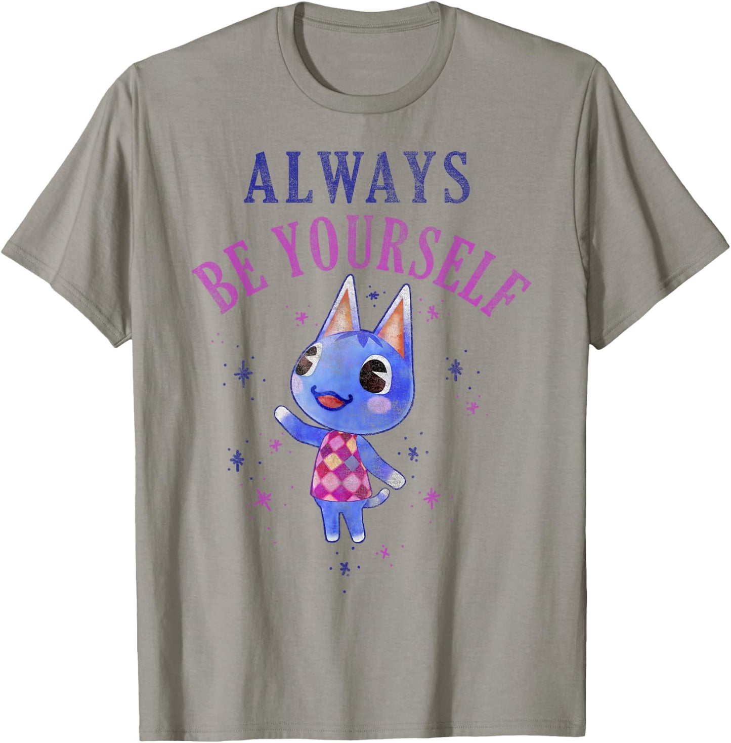 Animal Crossing Rosie Always Be Yourself Portrait T-Shirt - T-Shirt | Sand