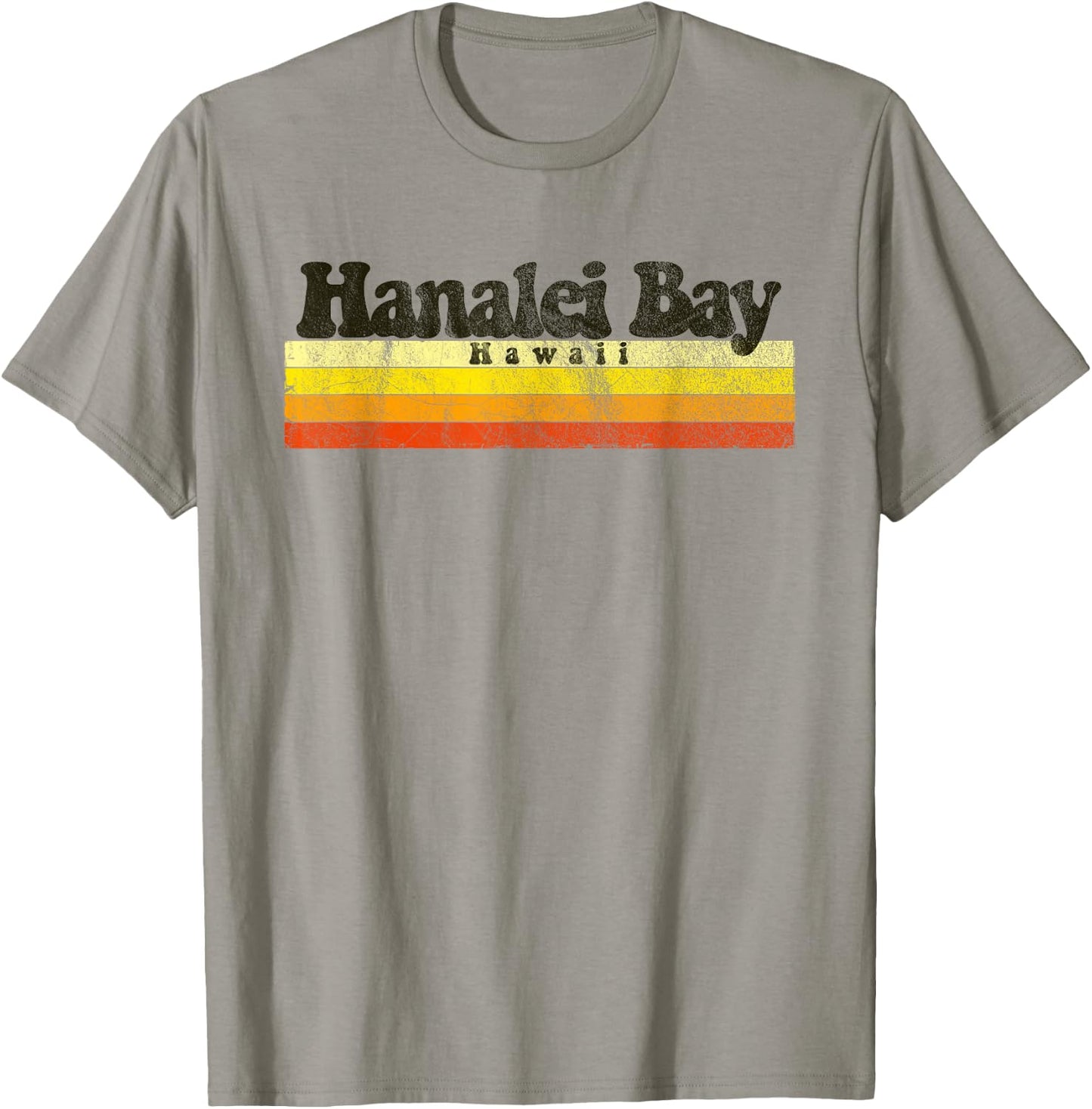 Vintage Retro 70s 80s Hanalei Bay, Hawaii T-Shirt - T-Shirt | Sand