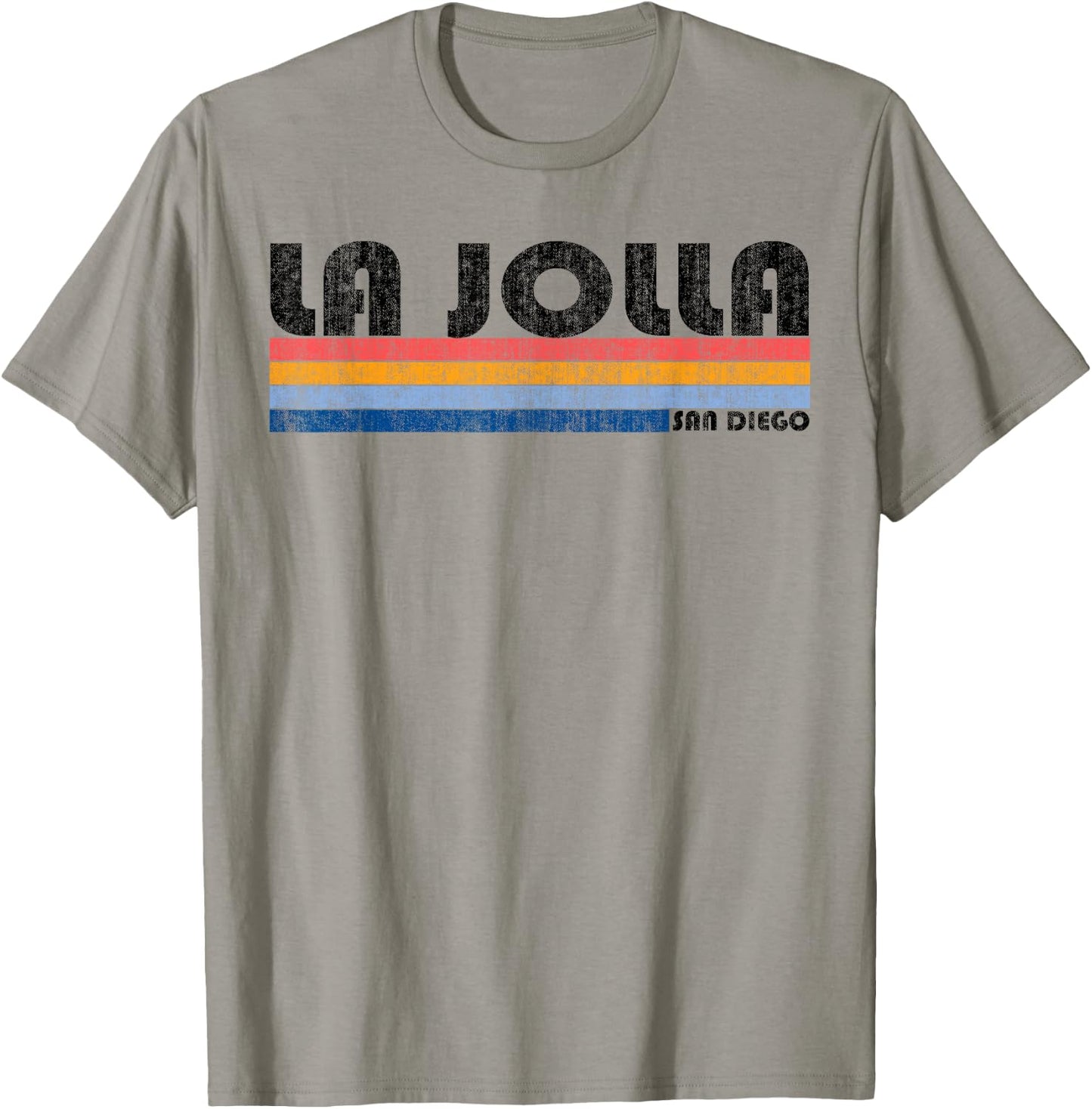 Vintage 1980s Style La Jolla, CA T-Shirt - T-Shirt | Sand