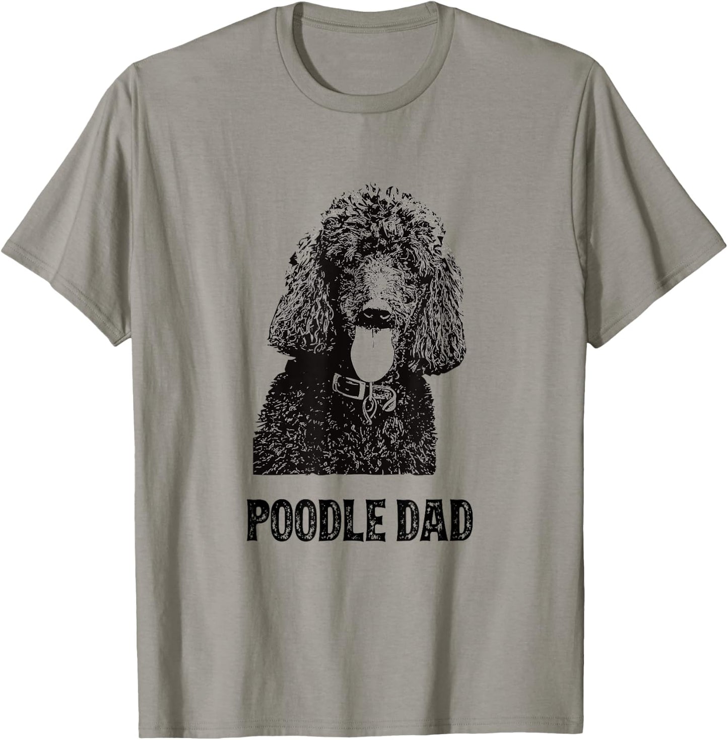 Poodle Dad - Standard Poodle Dad T-Shirt - T-Shirt | Sand