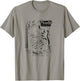 Fender Stratocaster Breakdown Schematics T-Shirt - T-Shirt | Sand