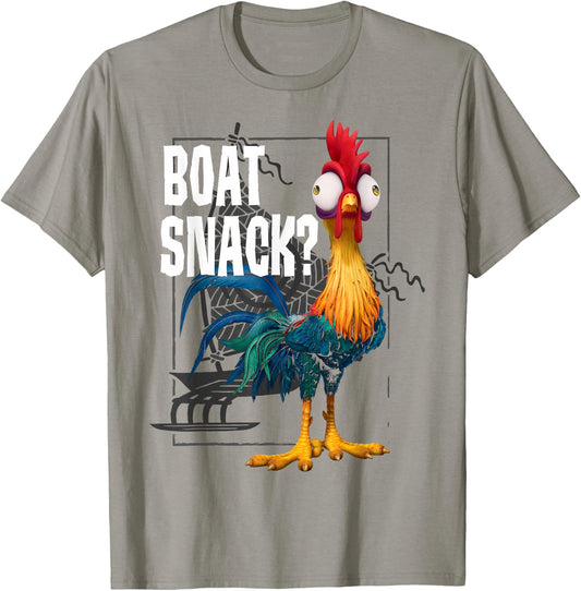Disney Moana HEI HEI Boat Snack Vintage Style Poster T-Shirt - T-Shirt | Sand